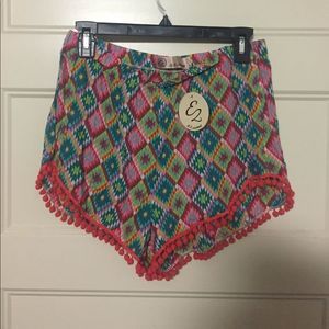 Pom-Pom multi-colored shorts 